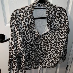 Crop adjustable sweatshirt